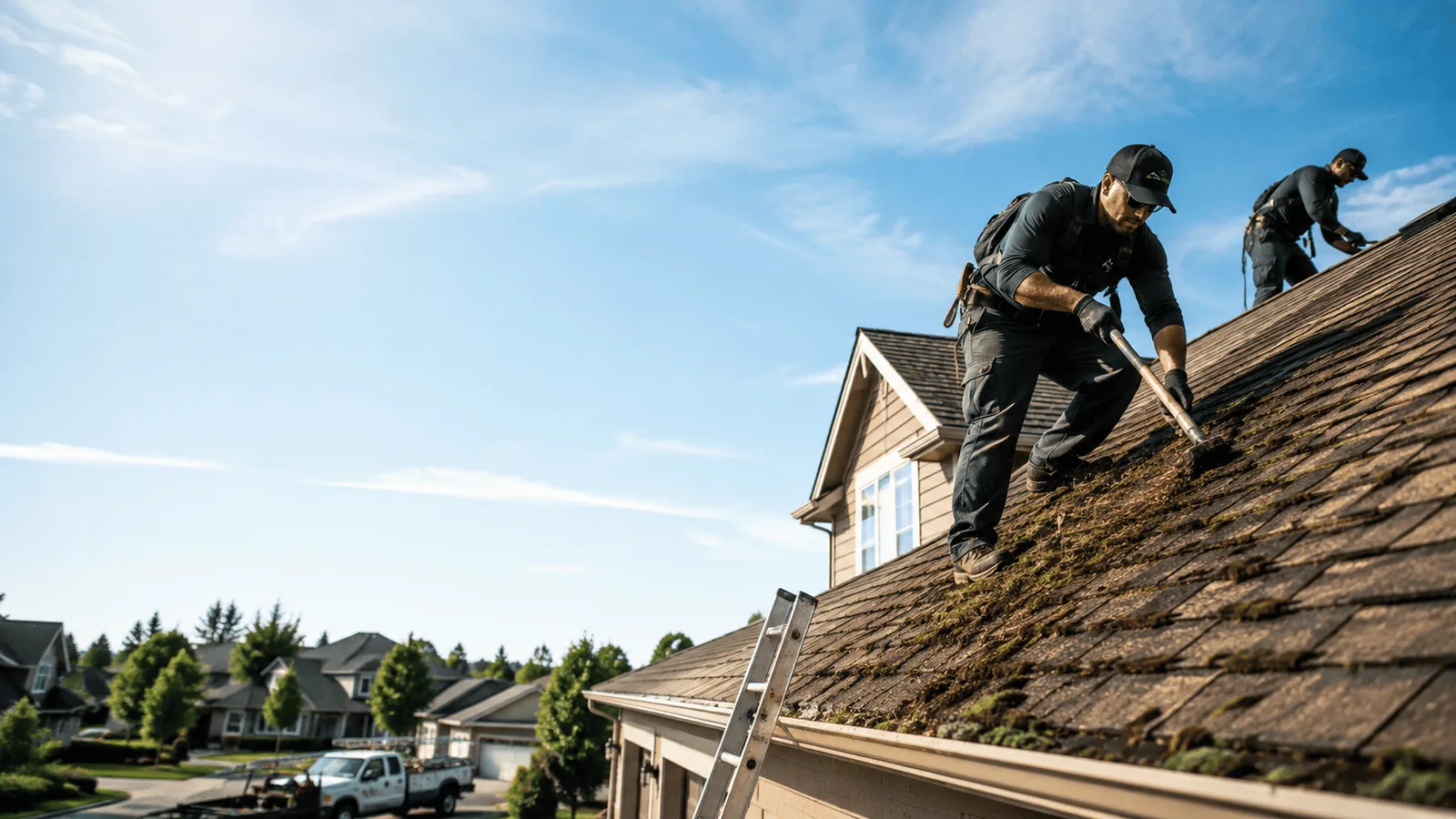 Roof Moss Removal in Big Flats, NY near me